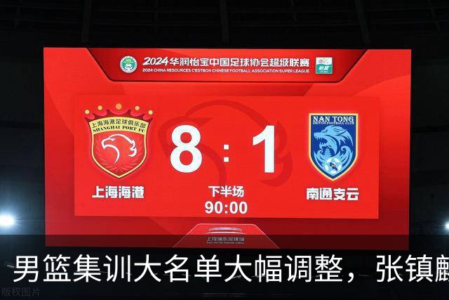 男篮集训大名单大幅调整，张镇麟单场五分引争议